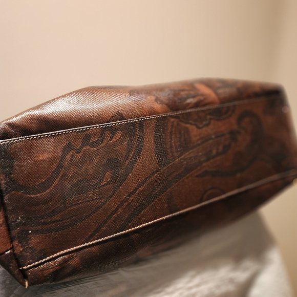 Gianfranco Ferre Handbag Satchel Lock & Key - Picture 15 of 15